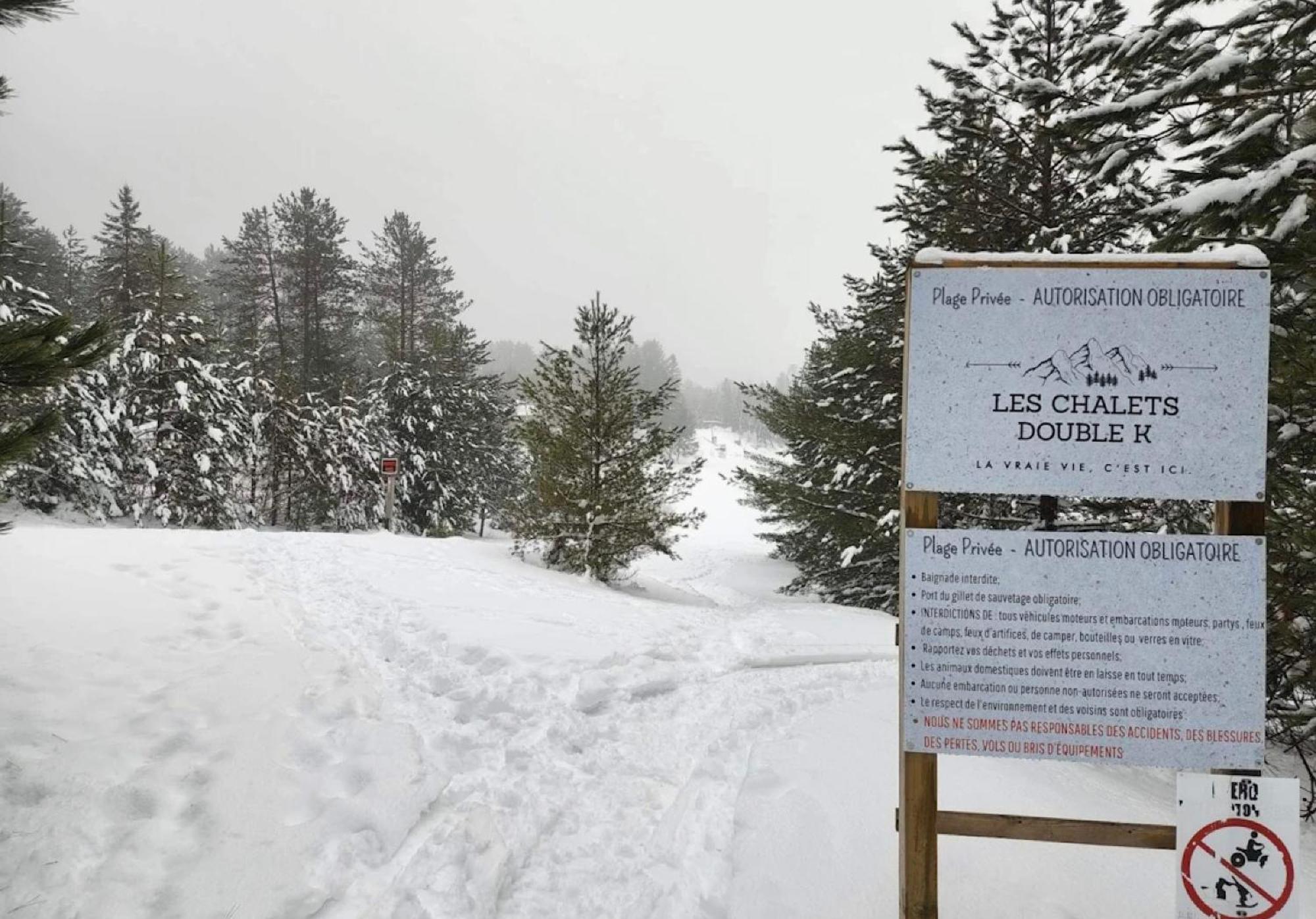 Les Chalets Double K # 3 Saint-Alexis-des-Monts Bagian luar foto
