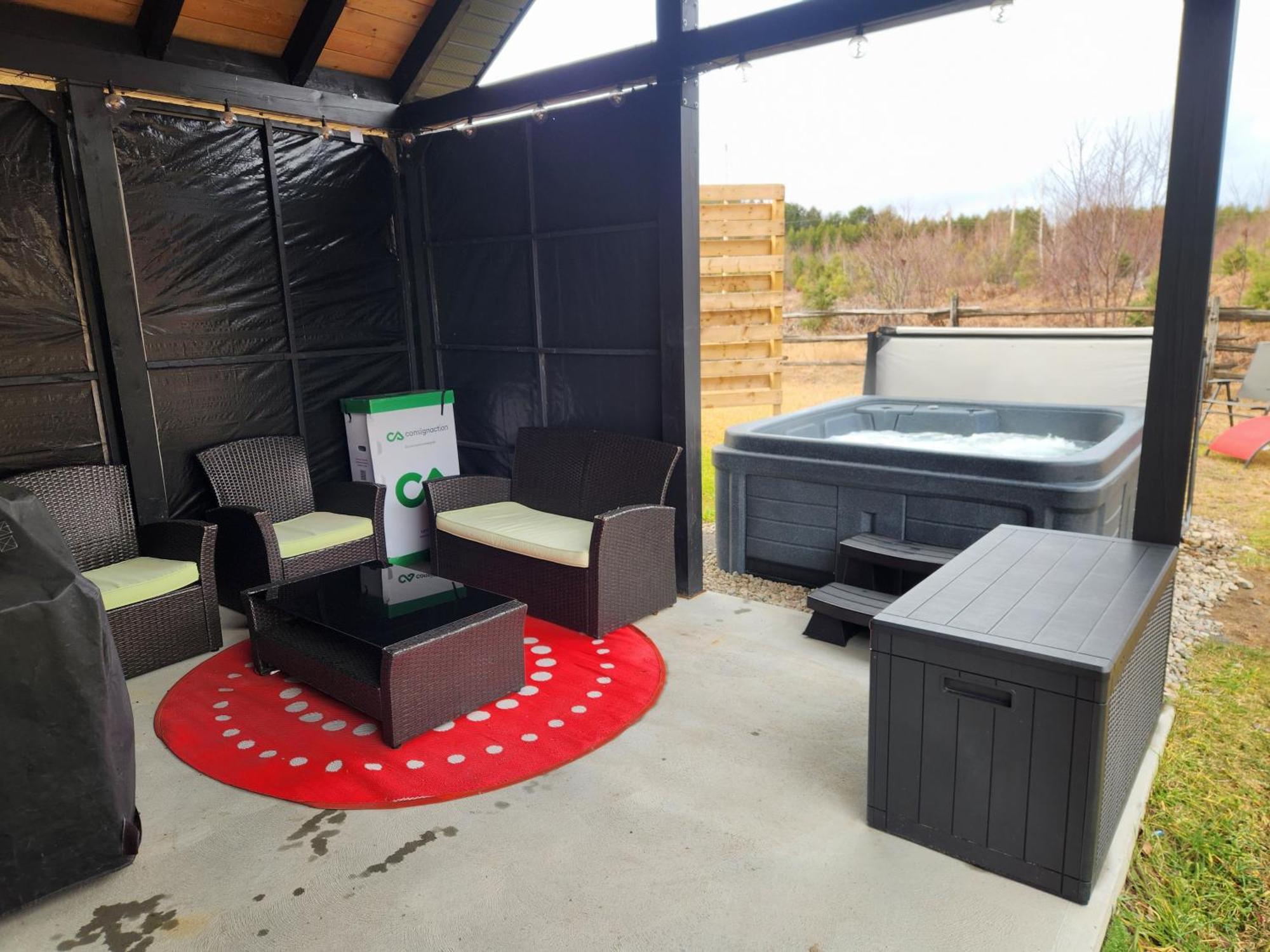 Les Chalets Double K # 3 Saint-Alexis-des-Monts Bagian luar foto