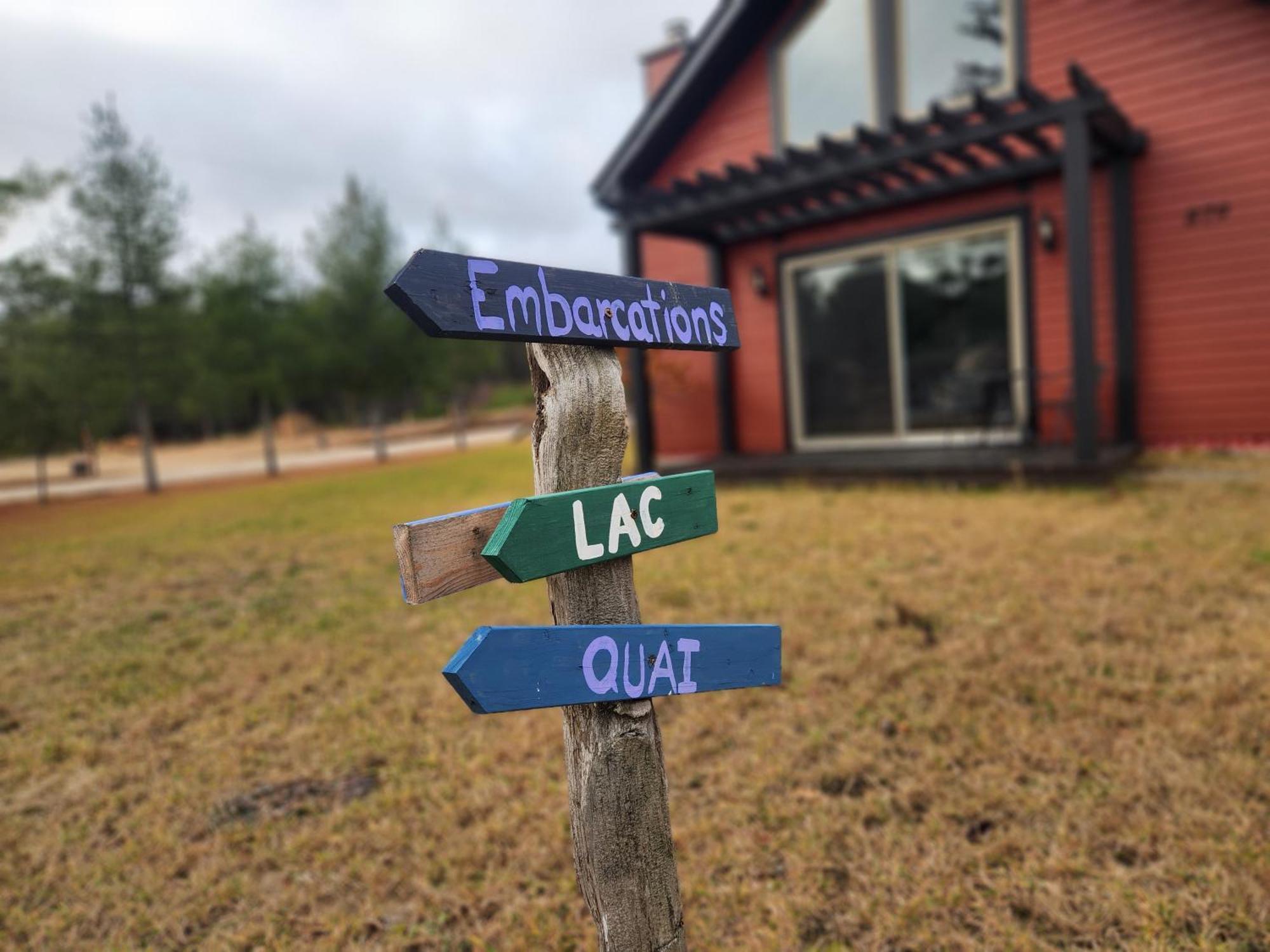 Les Chalets Double K # 3 Saint-Alexis-des-Monts Bagian luar foto